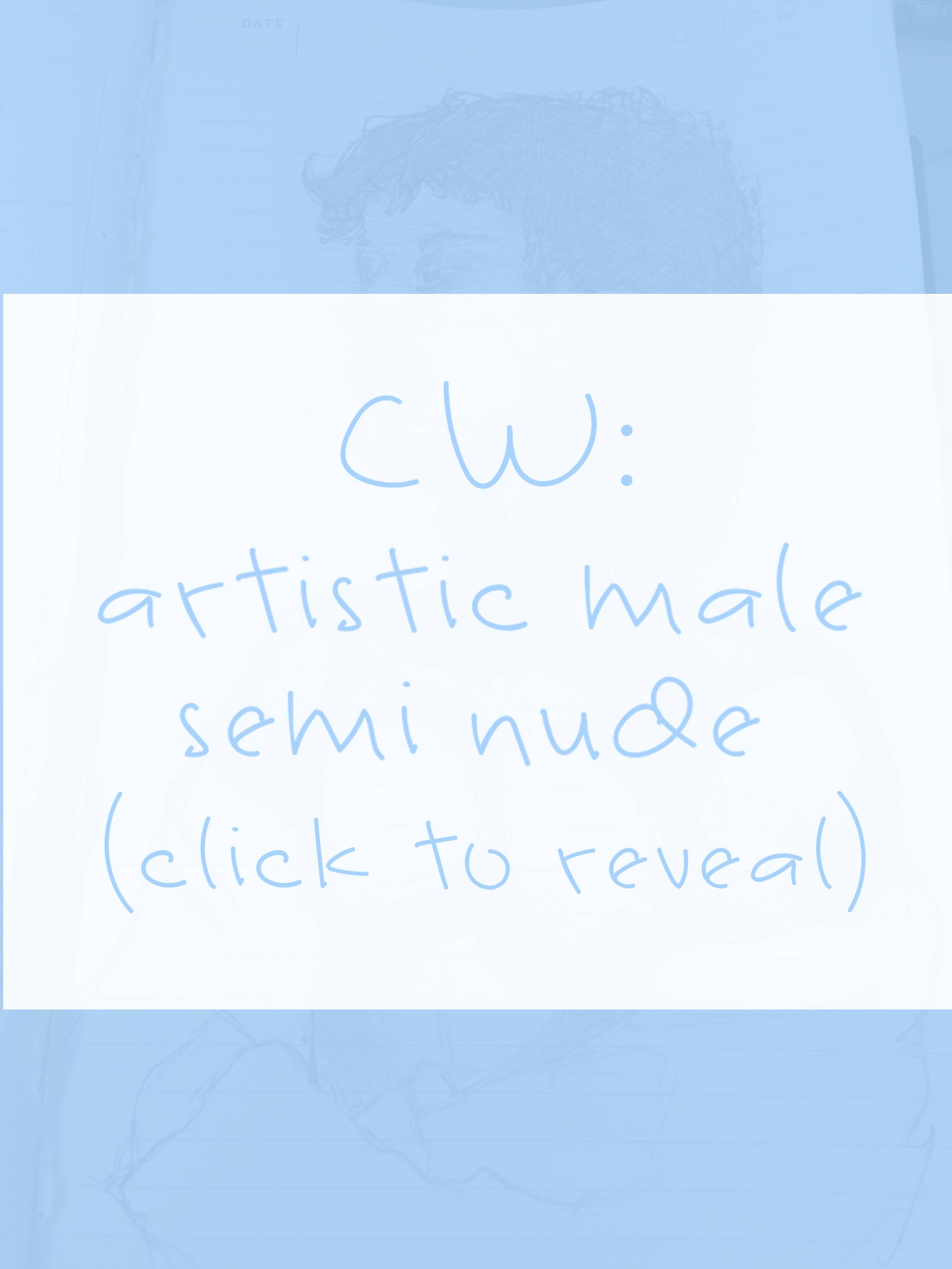 CW: artistic male semi nude (click to reveal)